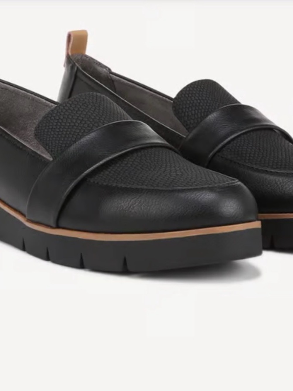 Dr Scholl’s Women’s Webster Loafers - Black Snake Sz. 7.5 M